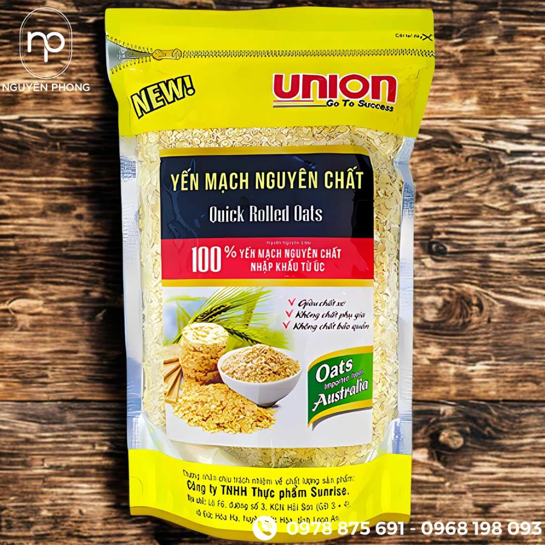 tem dán yến mạch  in thương hiệu